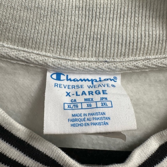 Champion Gray Sweater - East Coast Girl- Brianna Chickenfry Merch- Barstool - Picture 3 of 4